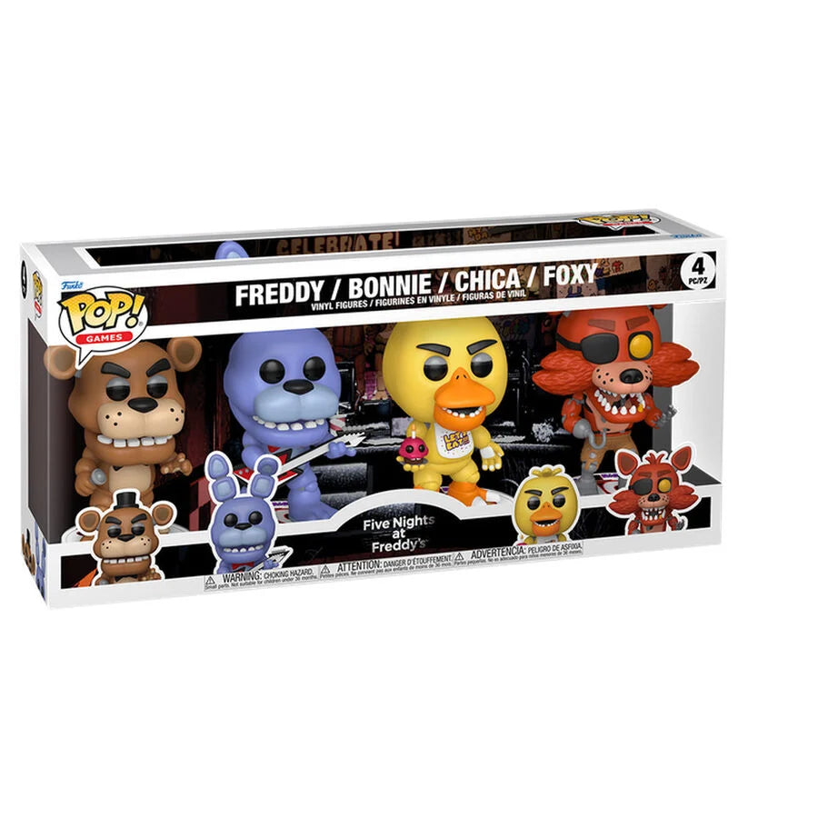 Funko Blister 4 figuras POP Five Nights at Freddys