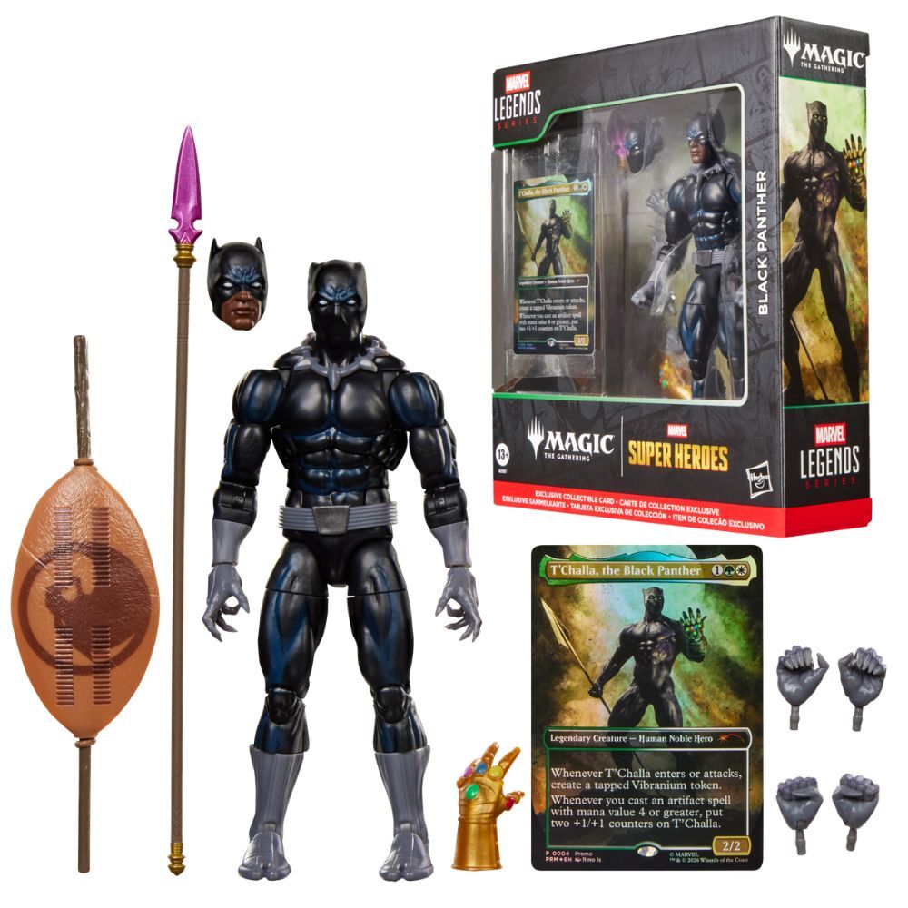 Hasbro Figura Black Panther Magic The Gathering Marvel Legends Series 15cm (imagen 7 de 10)
