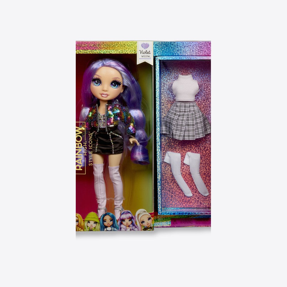 Mga Muñeca Violet Style Icons Fashion Dolls Rainbow High (imagen 5 de 6)