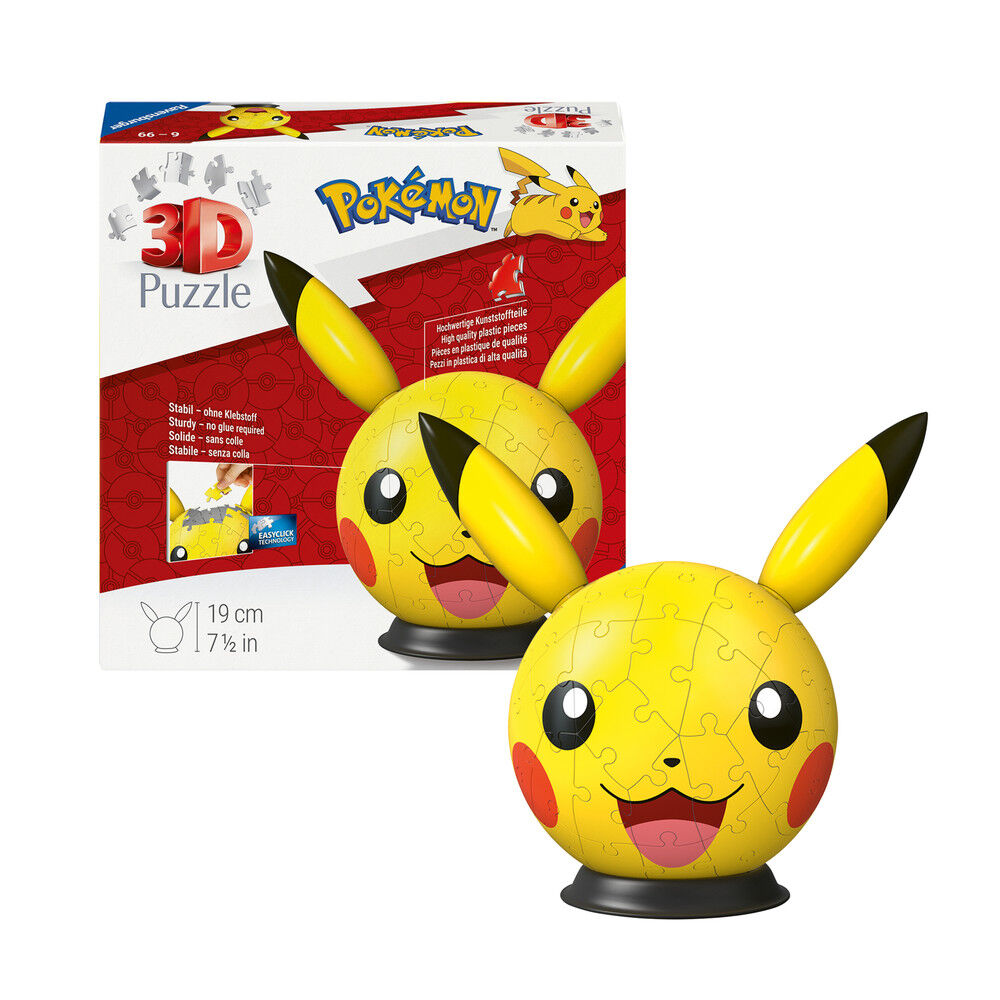 Puzzle Ball 3D Pikachu Pokémon - Puzzles | Pokémon