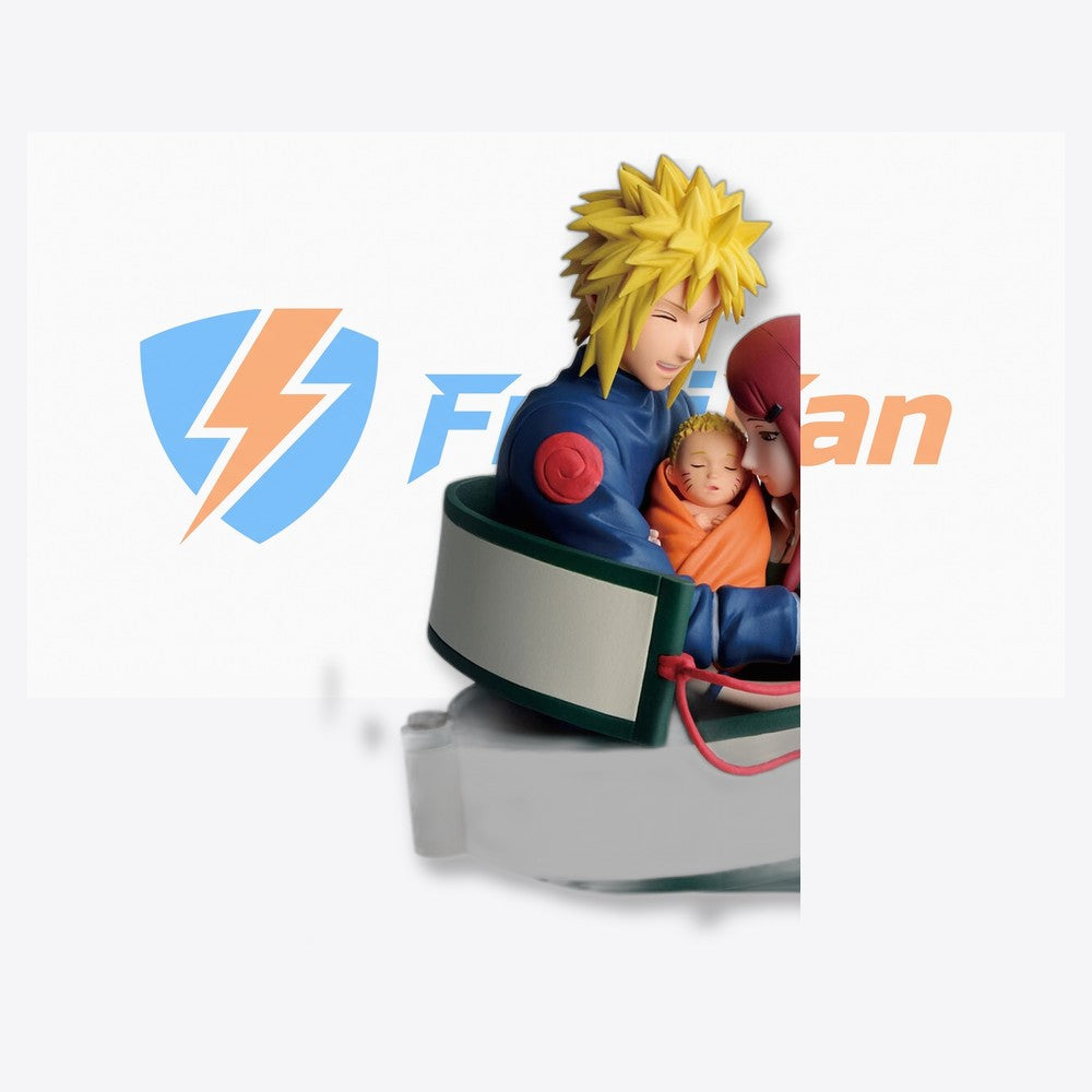 Banpresto Figura Minato, Naruto & Kushina 13cm (imagen 6 de 6)