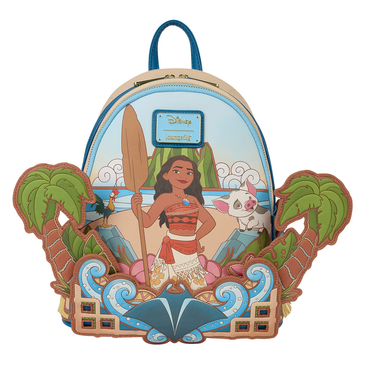 Mochila Vaiana Moana Disney Loungefly 26cm (imagen 2 de 6)