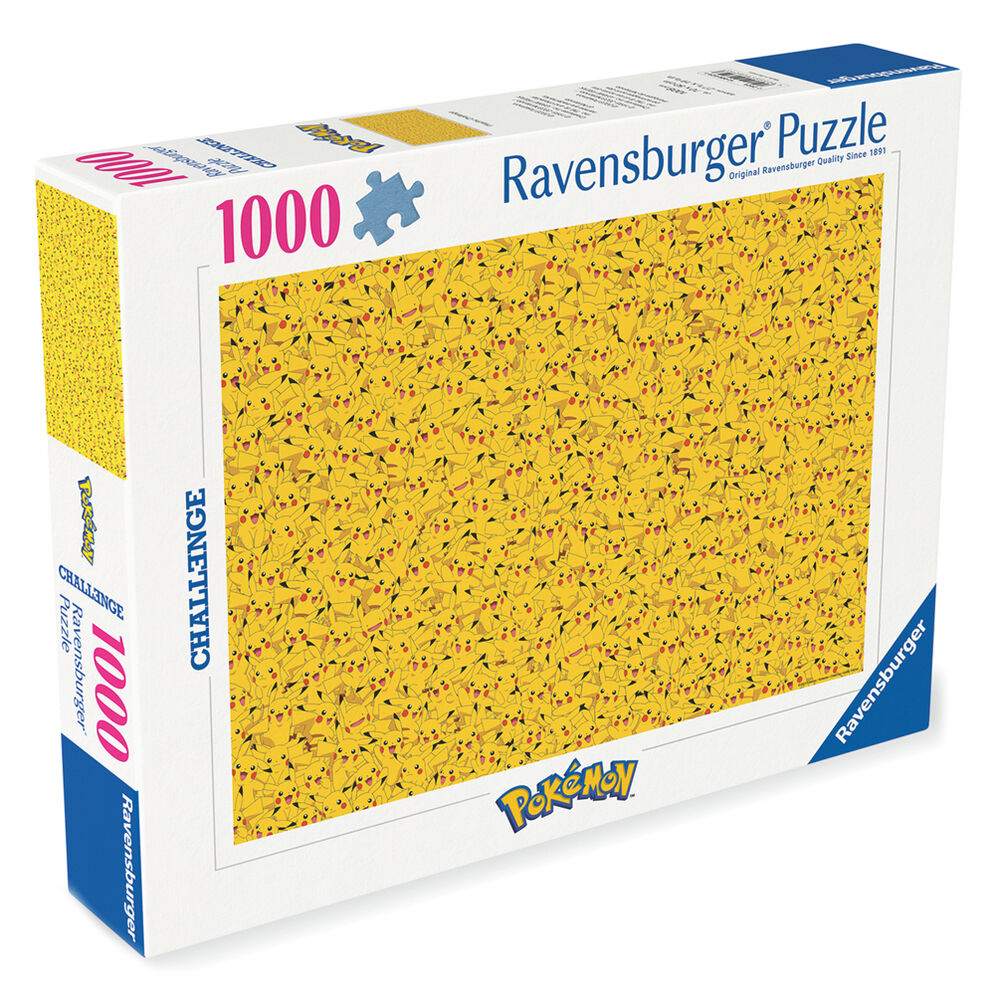 Pokemon Puzzle Pikachu 1000 Piezas Ilustración Oficial Coleccionable