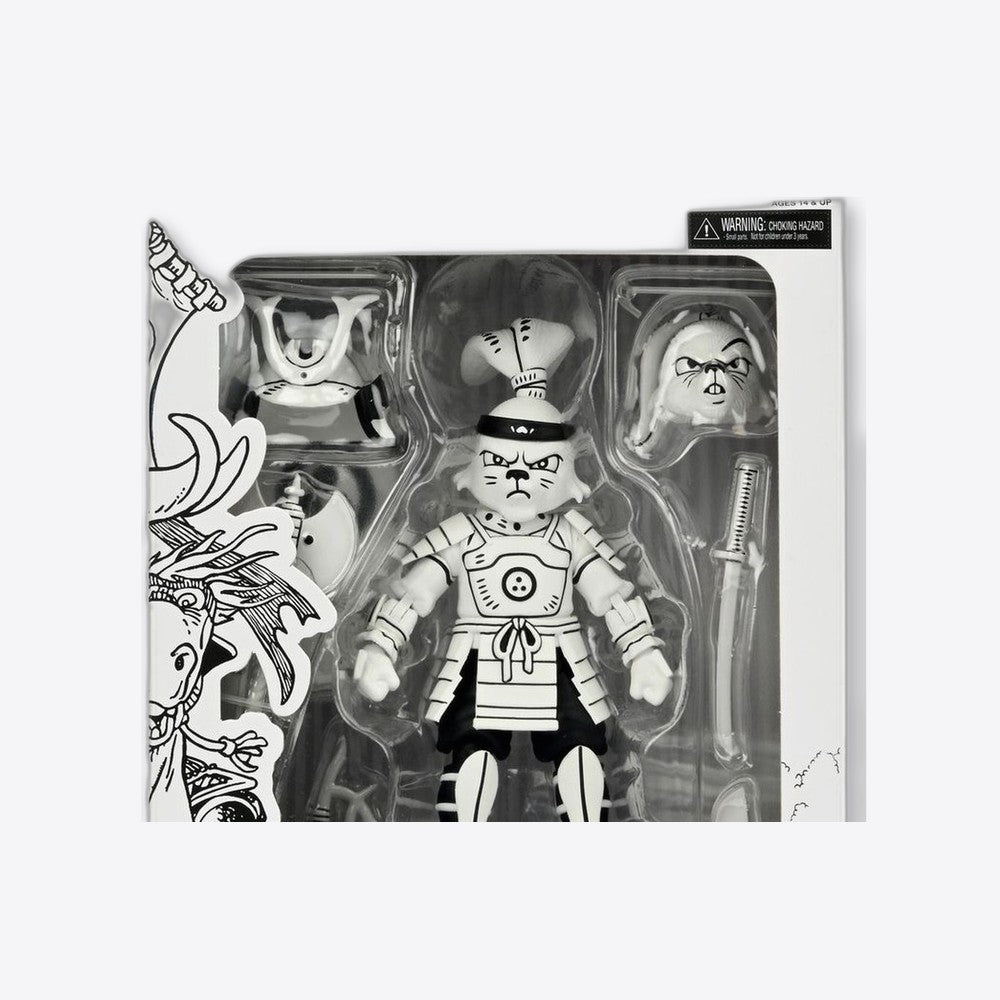 Figura neca usagi yojimbo black & white ver. scale action 18cm (imagen 3 de 6)