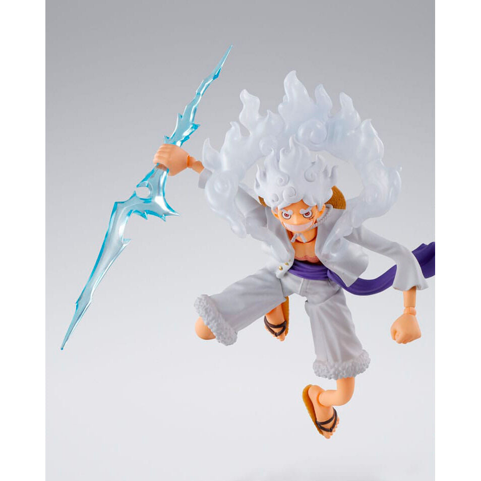 Tamashii Nations Figura S.H. figuarts Monkey D Luffy Gear 5 One Piece 15,5cm (imagen 2 de 6)