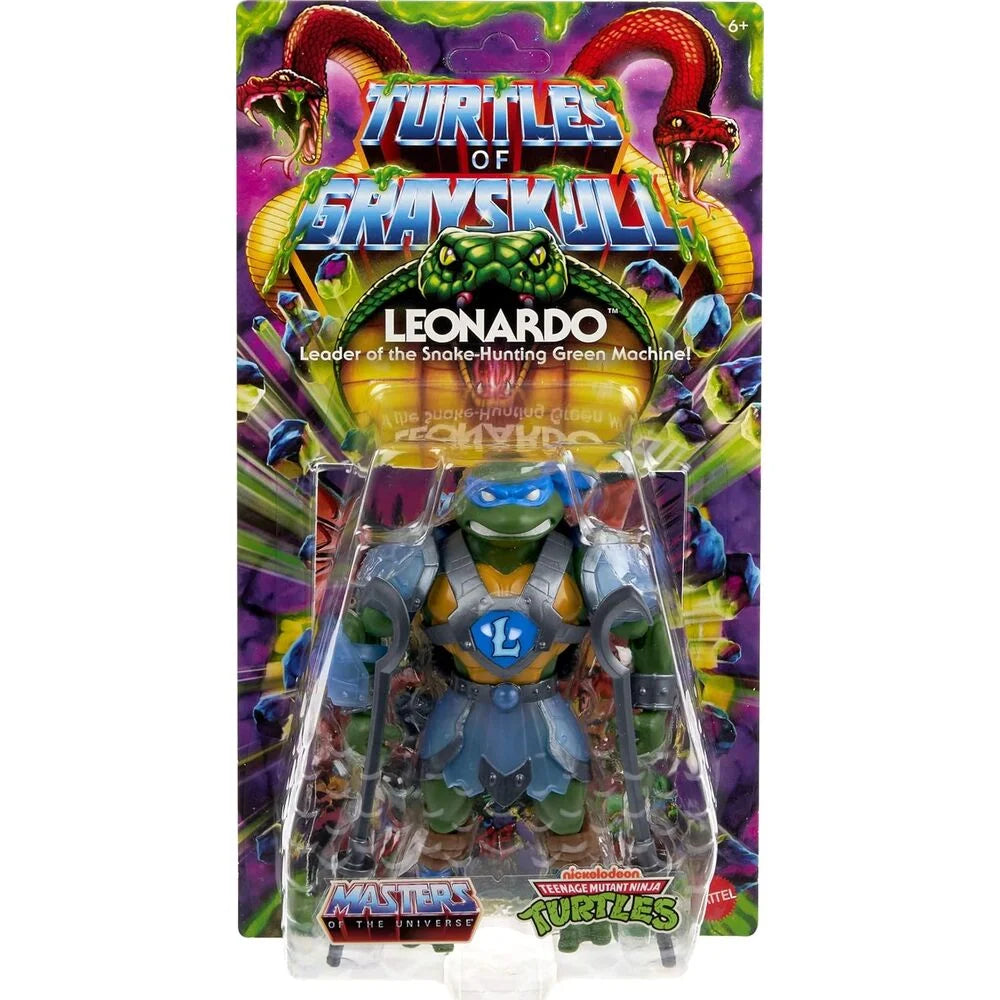 Mattel Figura Leonardo Turtles of Grayskull Masters of the Universe 14cm (imagen 4 de 5)