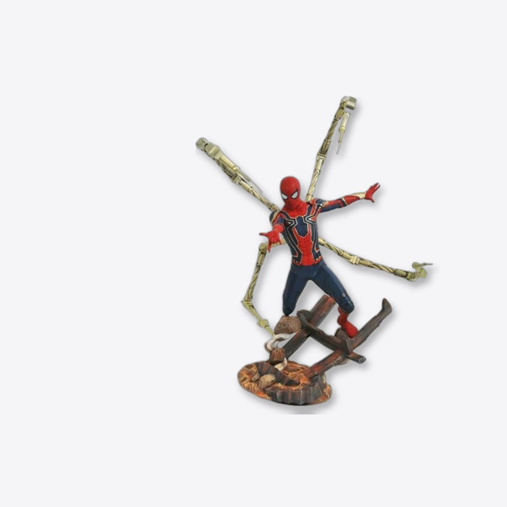 Figura diamond select toys marvel premier collection avengers 3 iron spider - man (imagen 4 de 6)
