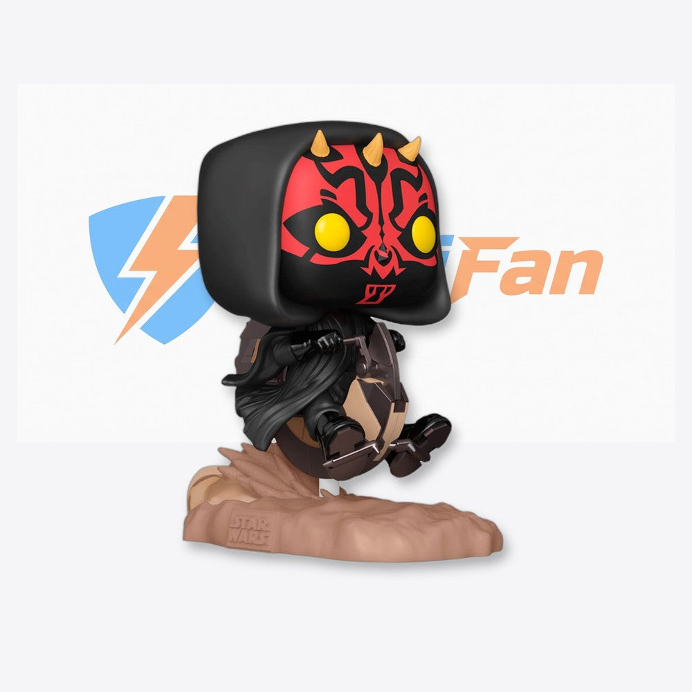 Funko Figura POP Rides Deluxe Star Wars Darth Maul On Bloodfin Speeder (imagen 3 de 6)