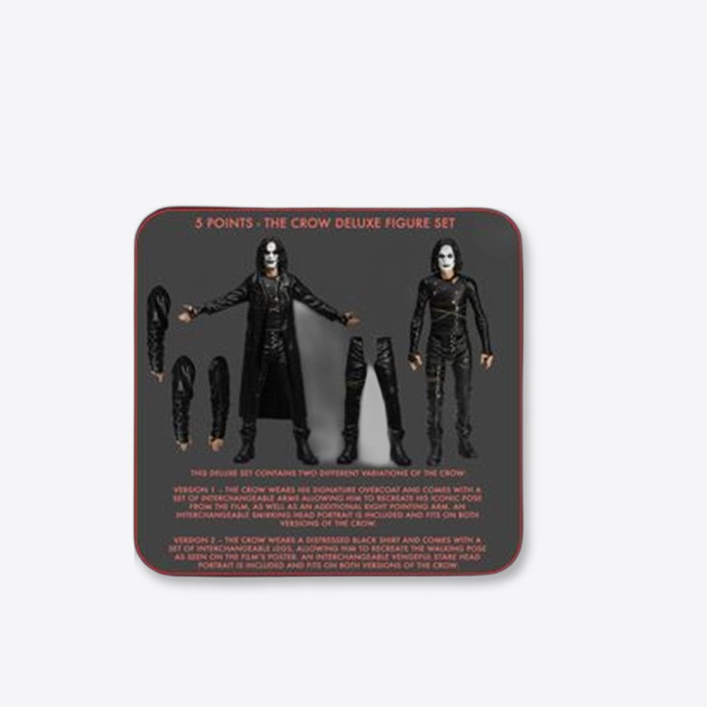 Set 2 figuras mezco toyz the crow 5 points the crow deluxe 10cm (imagen 4 de 6)