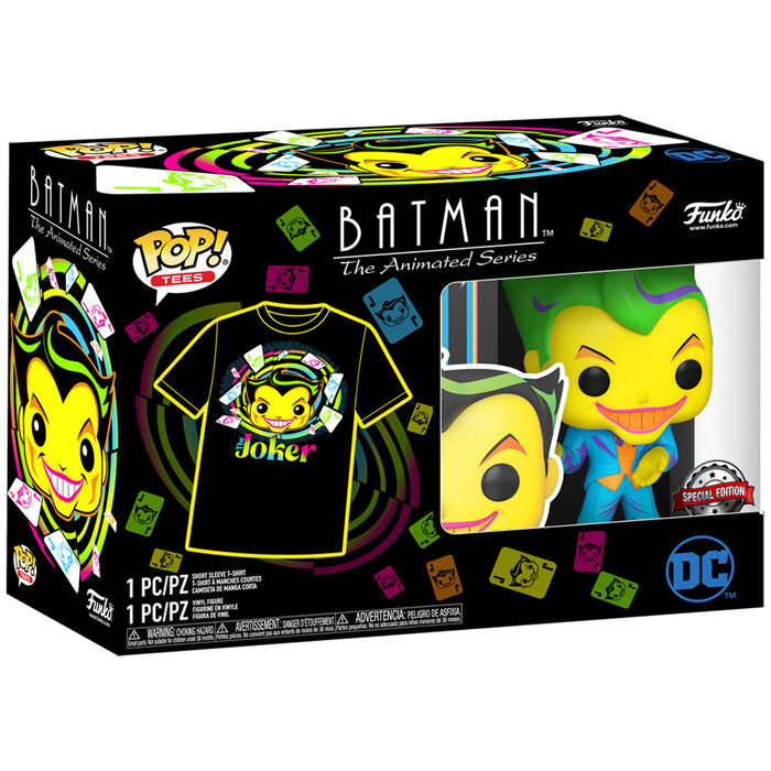 Funko Set figura POP & Tee DC Comics Batman Joker Exclusive (imagen 4 de 6)