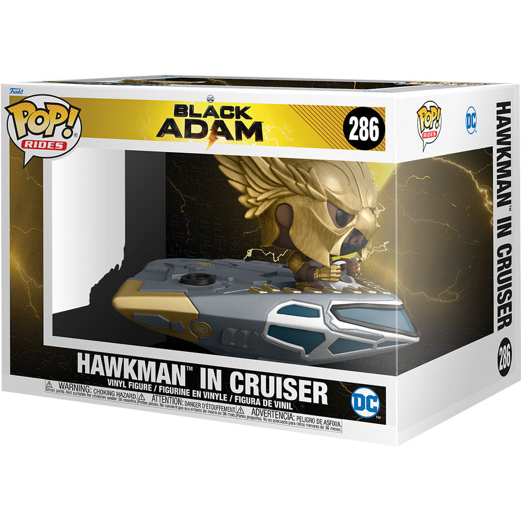 Funko Figura POP DC Comics Black Adam Hawkman in Cruiser (imagen 3 de 4)