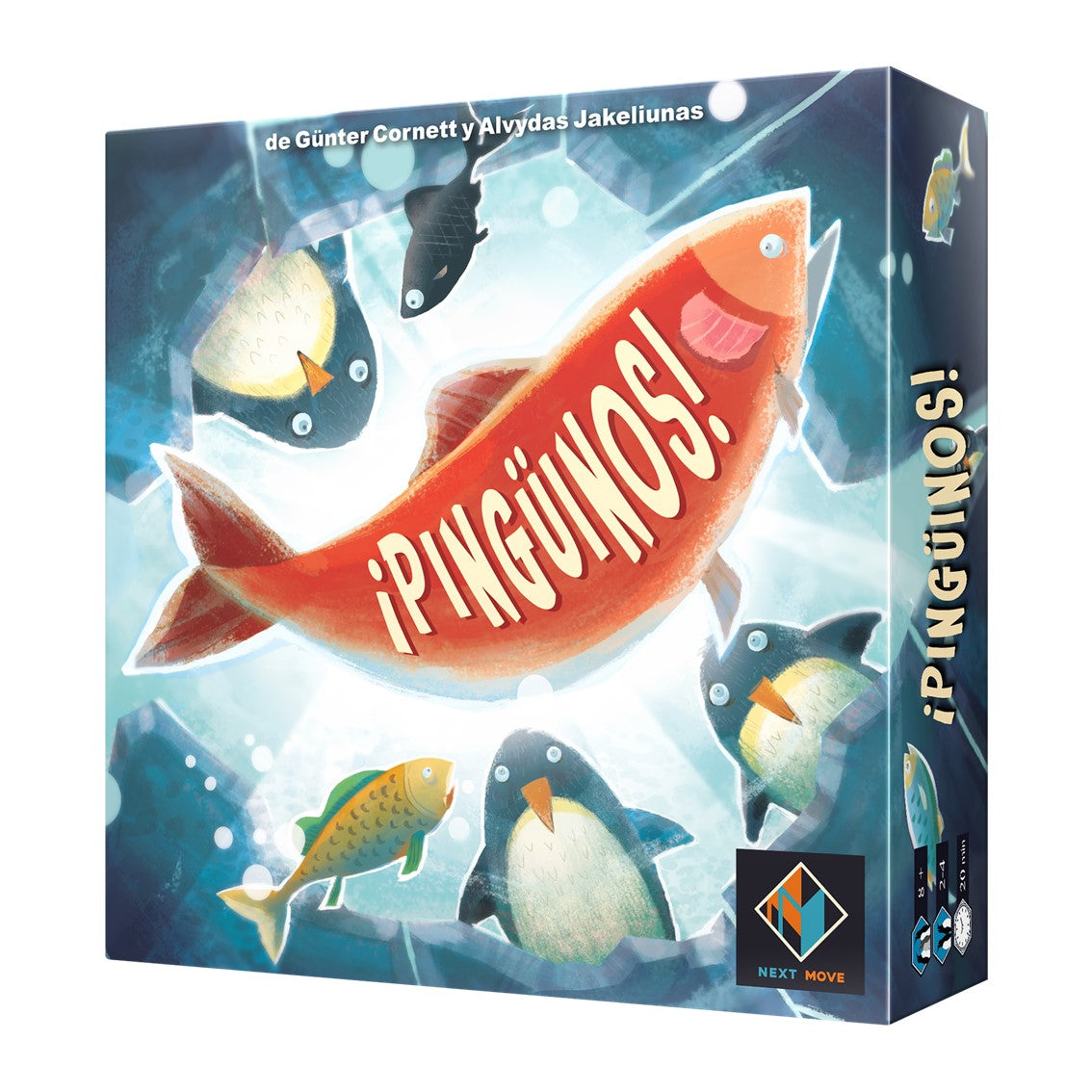 Asmodee Juego de mesa ¡pingüinos! edad recomendada 8 años