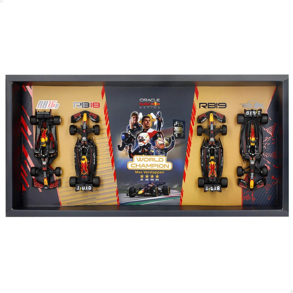 Red Bull Racing Set 4 Coches F1 Metal Burago