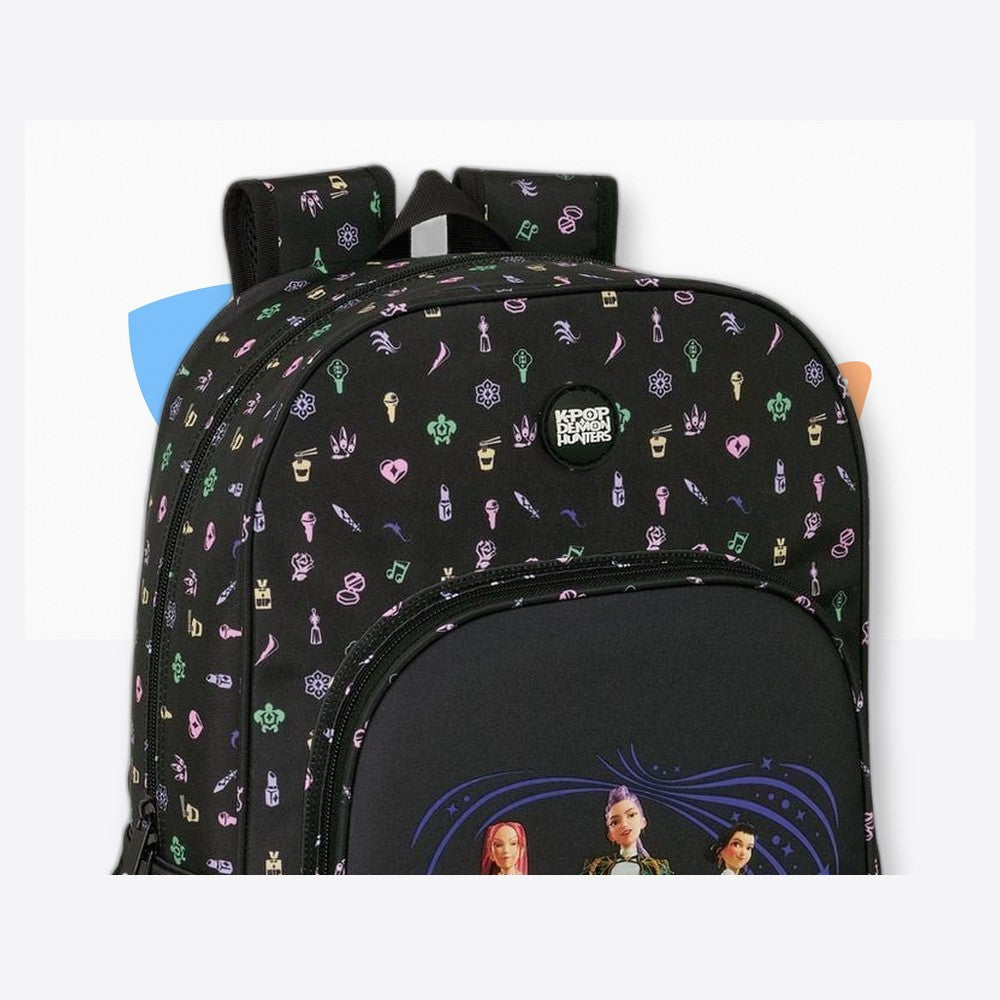 Mochila Sound Kpop Demon Hunters 42cm adaptable