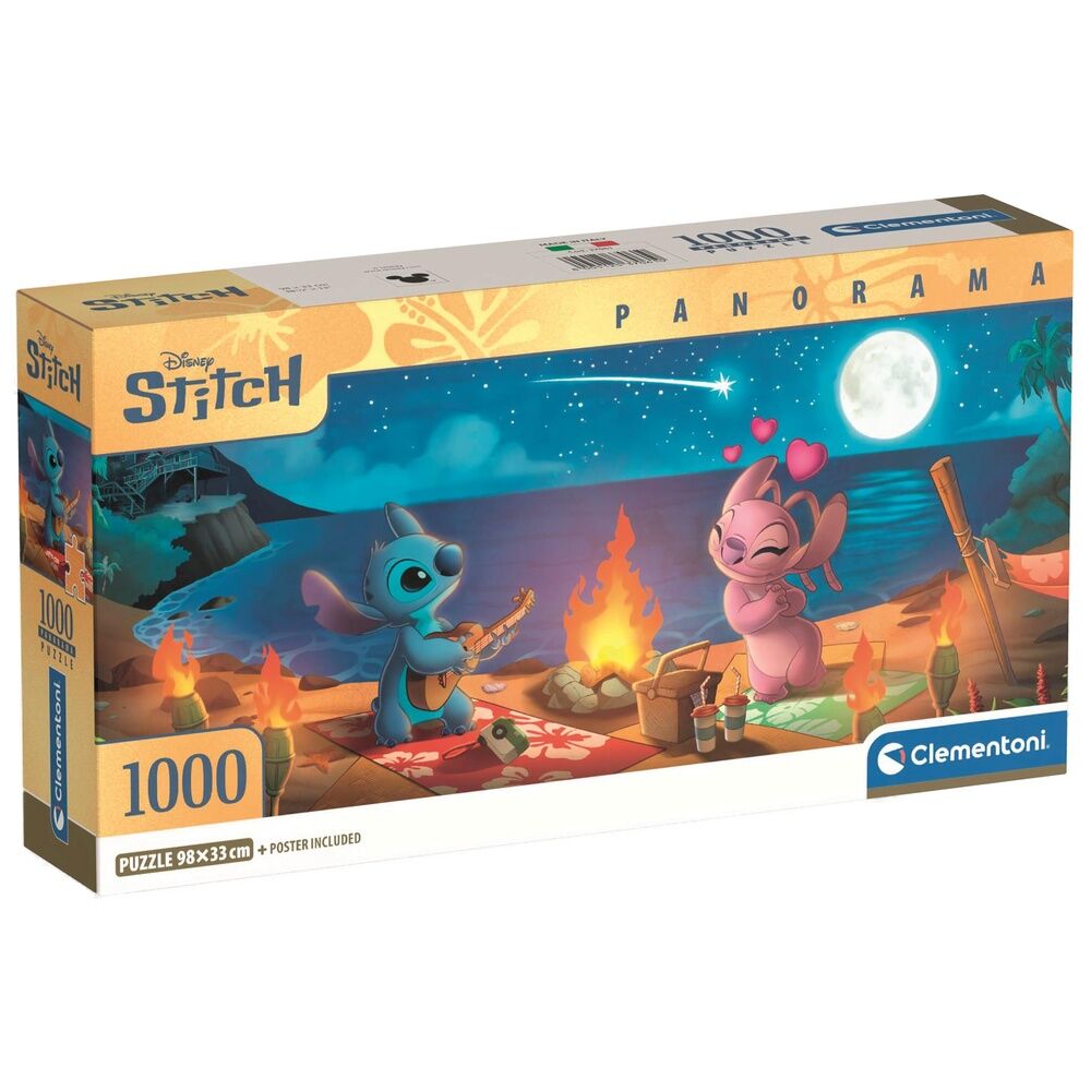 Disney Puzzle Panorama Stitch 1000 Piezas