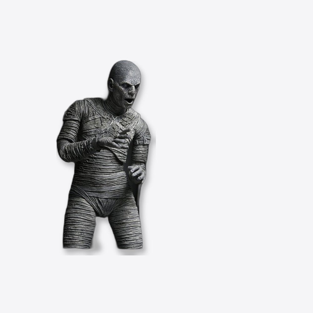 Figura neca ultimate mummy (black &white) 18 cm universal monsters scale action figure (imagen 6 de 6)