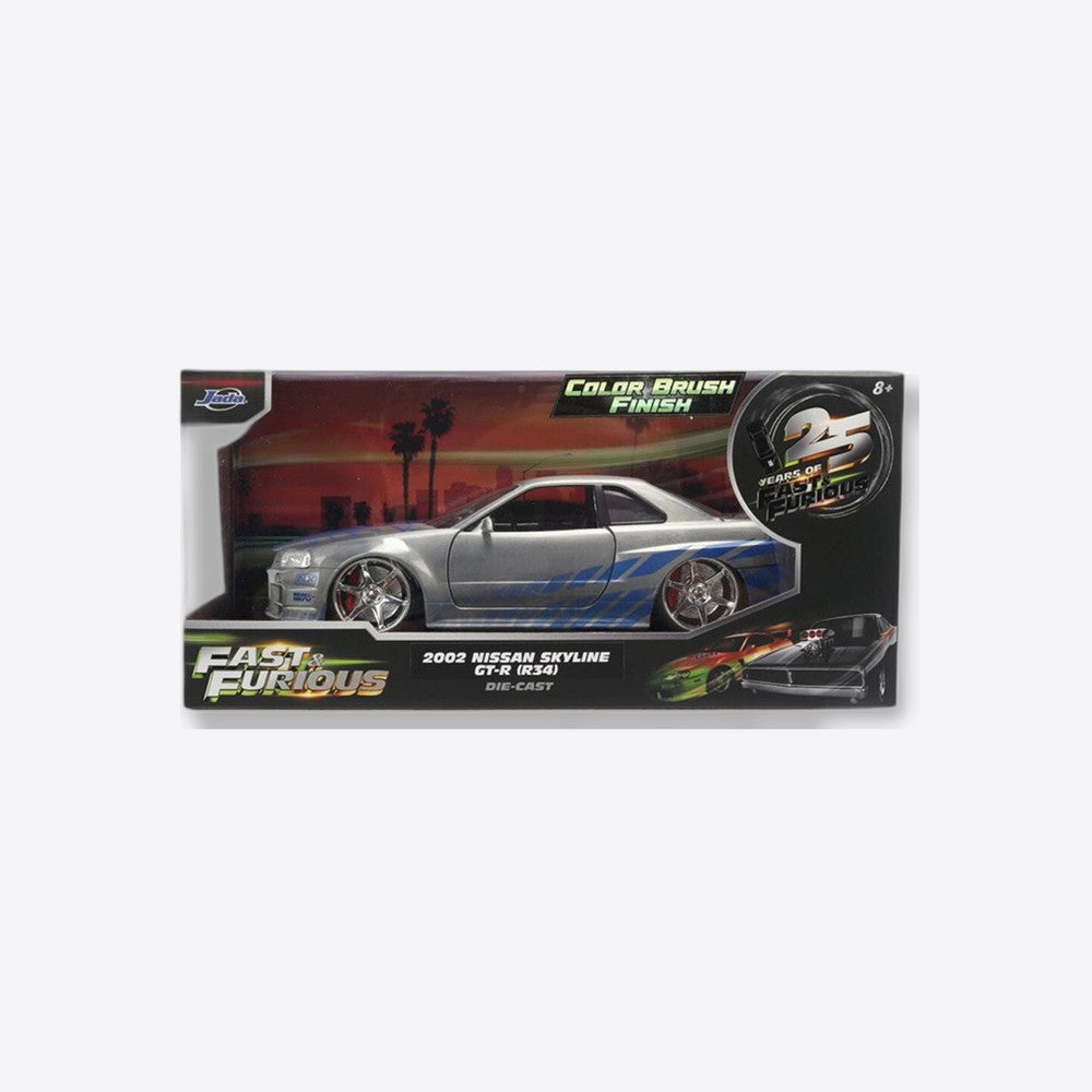 Jada Toys Coche Nissan Skyline GT-R 2002 Fast and Furious (imagen 3 de 6)