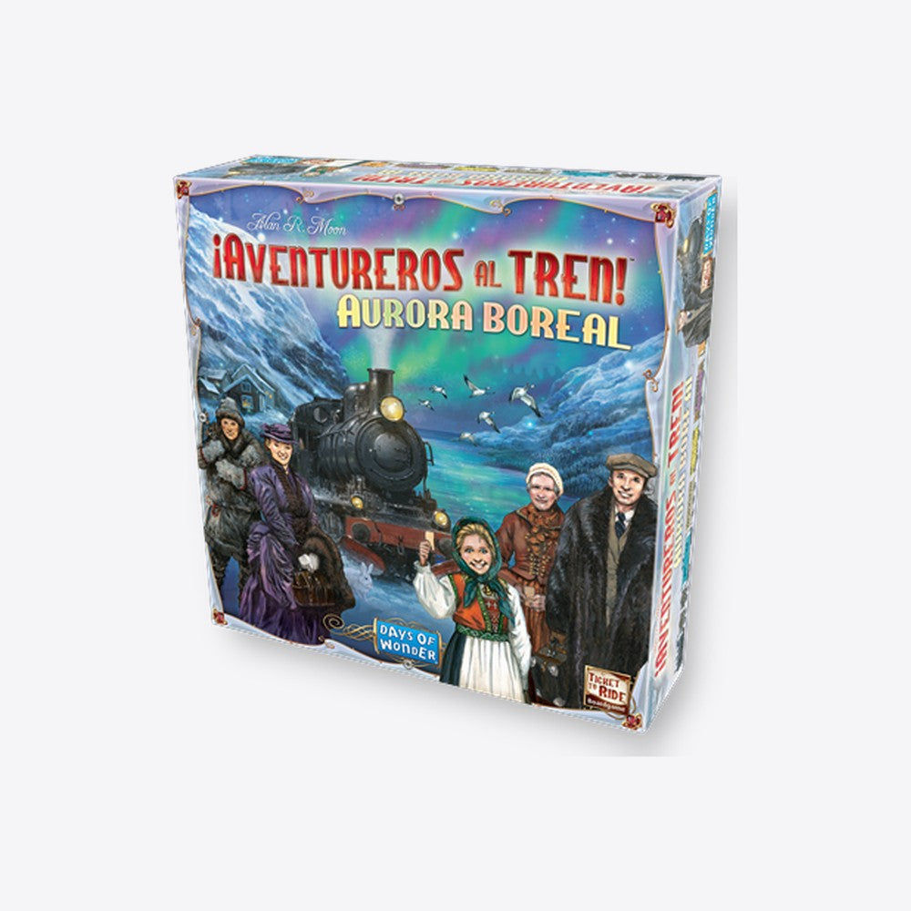 Asmodee Juego de mesa ¡aventureros al tren! aurora boreal (imagen 2 de 6)