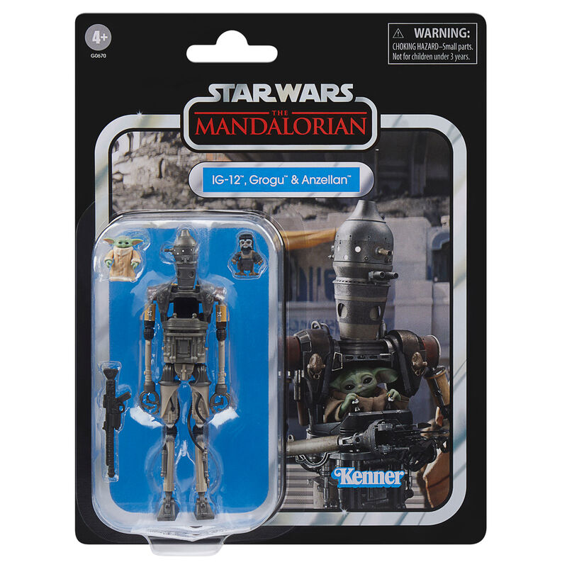 IG-12 Grogu & Anzellan Figura - Figuras | The Mandalorian Star Wars