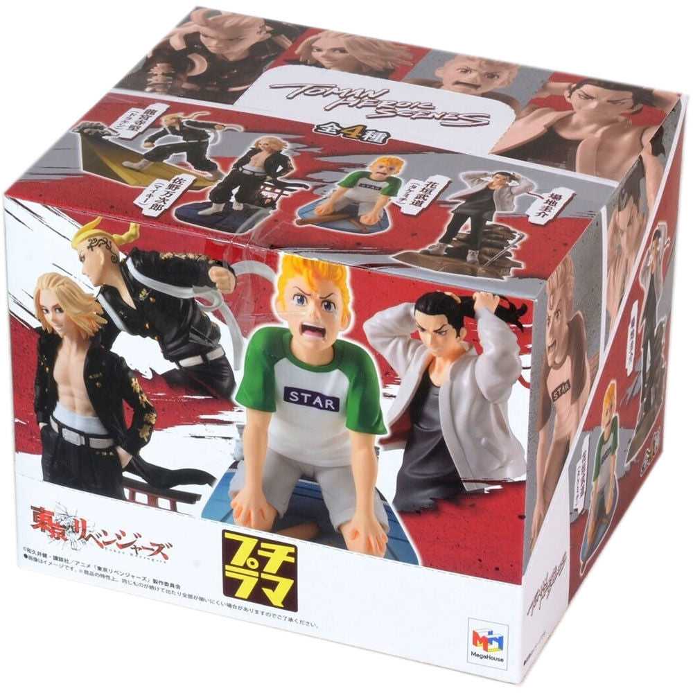 Megahouse Expositor 4 figuras Petitrama Tokyo Revengers Series Toman Heroic Scenes 8cm (imagen 2 de 7)