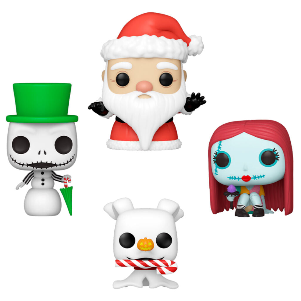 Arbol con 4 figuras Pocket POP Disney Pesadilla Antes de Navidad Holiday Exclusive | Funko