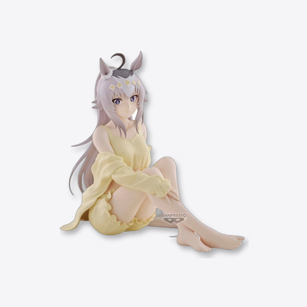 Banpresto Figura Oguri Cap Relax time Umamusume Cinderella Gray 14cm (imagen 5 de 6)