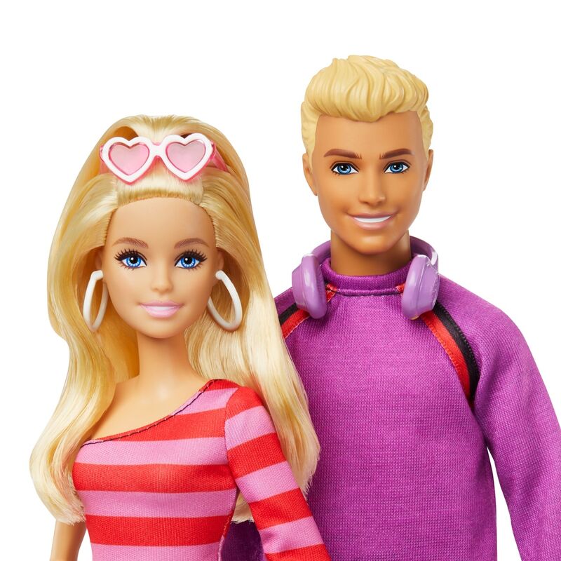 Mattel Blister 2 muñecos Barbie y Ken Patinadores Barbie (imagen 3 de 5)