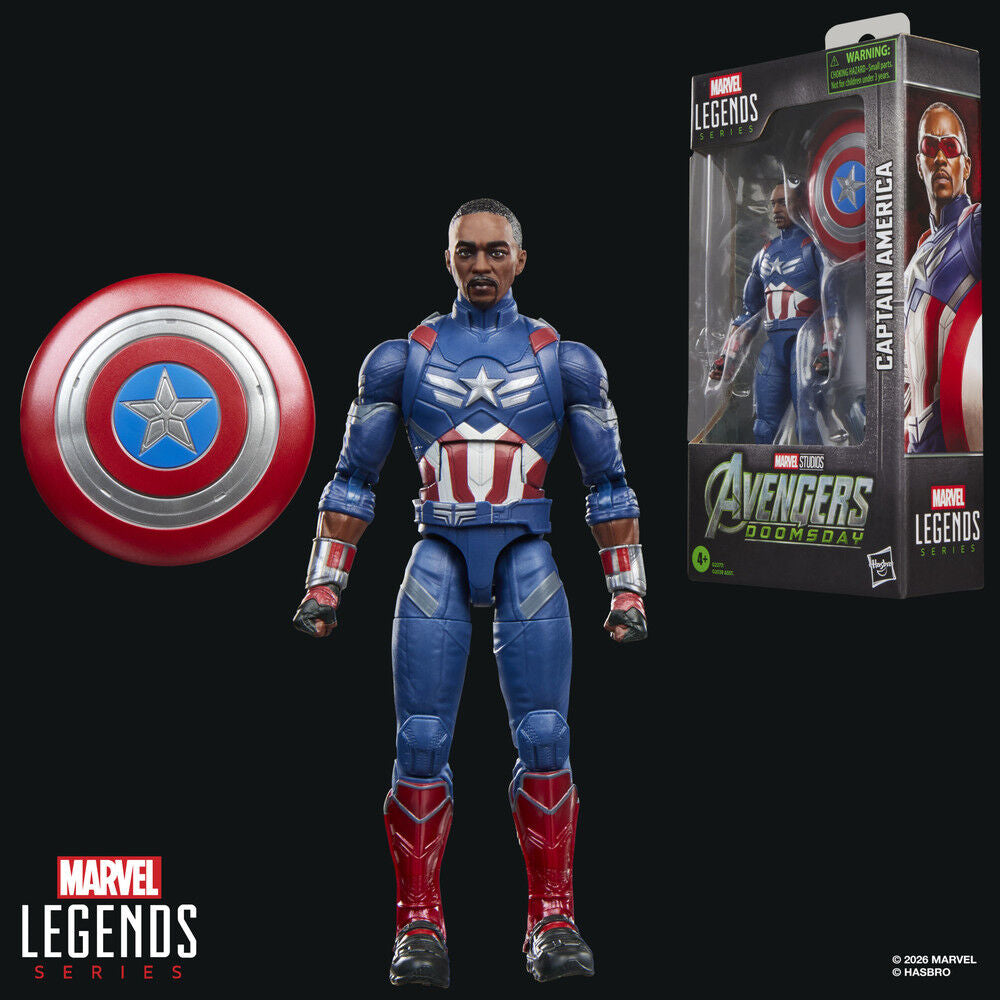 Hasbro Figura Capitan America Avengers Doomsday Marvel Legends Series 15cm (imagen 6 de 10)