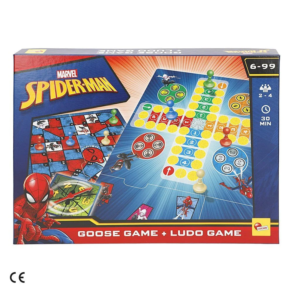Marvel Juego de Mesa Spiderman Parchís y Oca Oficial