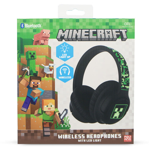 Otl Technologies Auriculares inalambricos LED Minecraft (imagen 2 de 9)