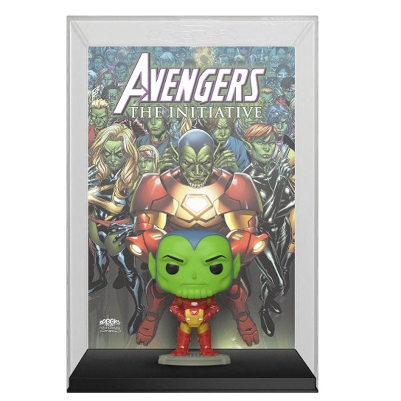 Marvel Figura POP Album Vengadores Skrull Iron Man Exclusivo Funko