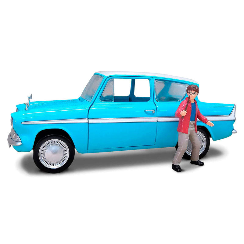 Jada Toys Blister figura Harry + coche Ford Anglia Harry Potter (imagen 5 de 6)