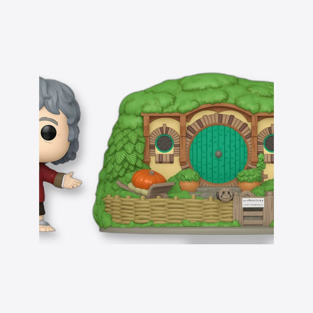 Funko Figura POP Town El Señor de los Anillos Bilbo Baggins with Bag-End (imagen 6 de 6)