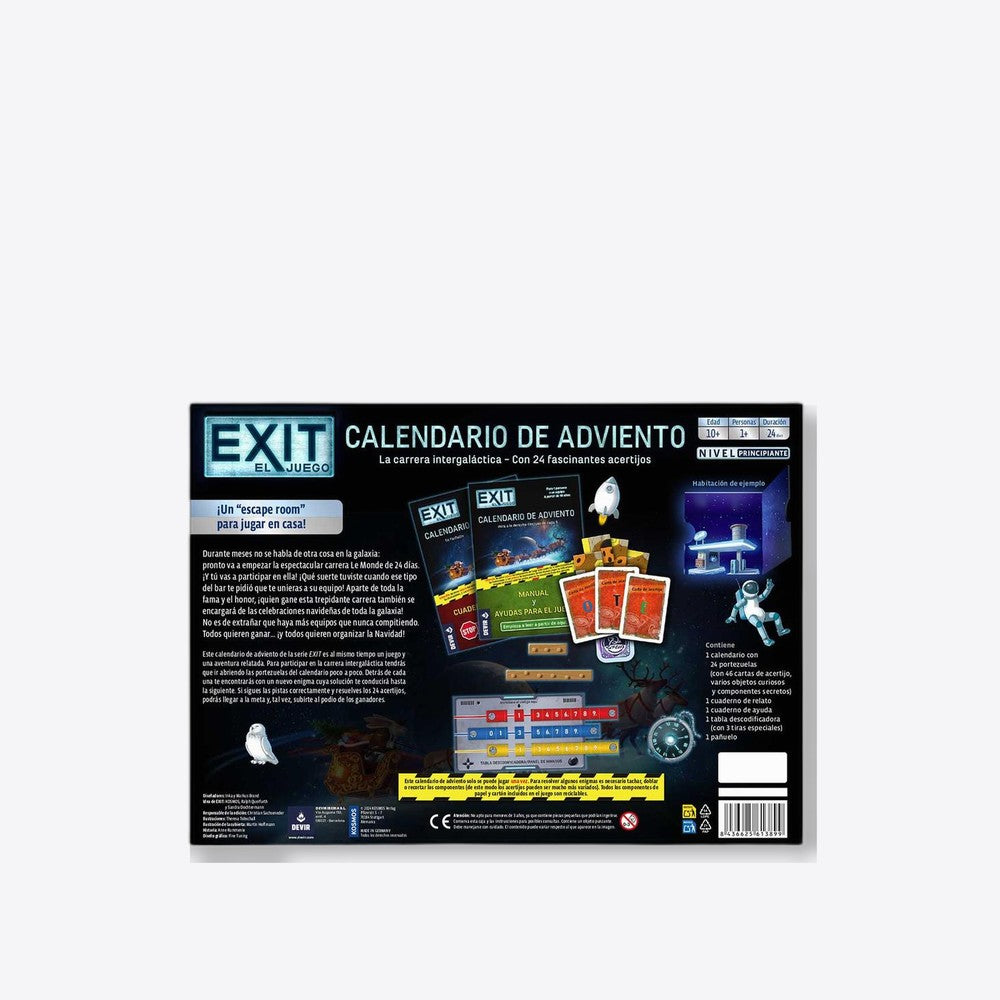 Devir Calendario de adviento exit la carrera intergalactica (imagen 4 de 6)