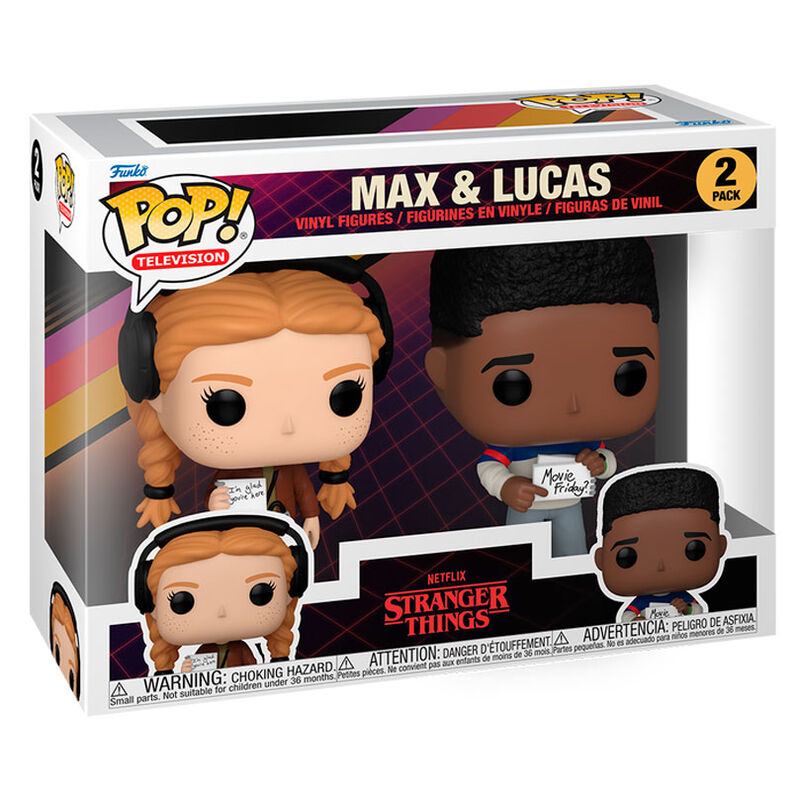 Funko Blister 2 figuras POP Stranger Things Max & Lucas