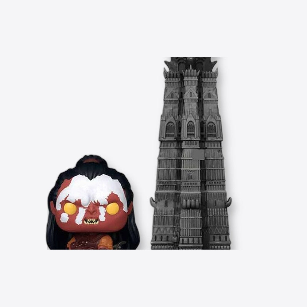 Funko Figura POP Town El Señor de los Anillos Lurtz with Orthanc (imagen 6 de 6)