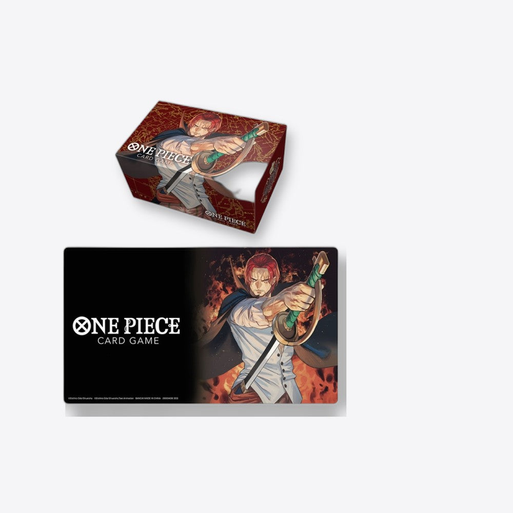 Bandai Rojo Tapete y caja de almacenamiento one piece shanks (imagen 6 de 6)