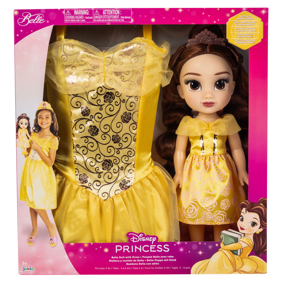 Jakks Pacific Muñeca Bella + Disfraz La Bella y la Bestia Disney 38cm (imagen 2 de 5)
