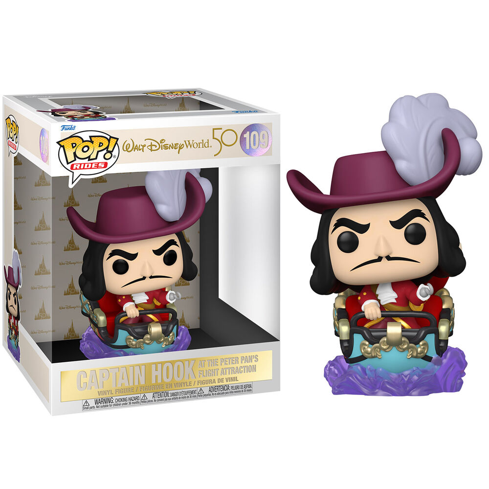 Disney World 50th Figura POP Capitán Garfio Aniversario