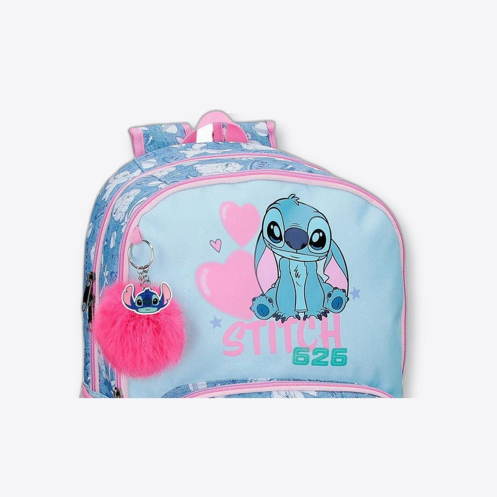 Joumma Bags Mochila Hearts Stitch Disney 44cm adaptable (imagen 4 de 6)