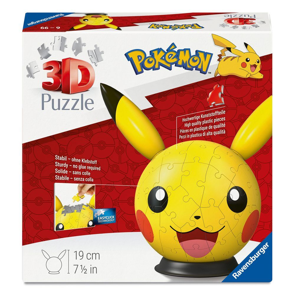Puzzle Ball 3D Pikachu Pokémon - Puzzles | Pokémon