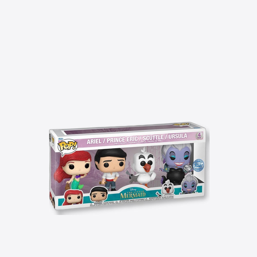 Funko Blister 4 figuras POP Disney La Sirenita Exclusive (imagen 5 de 6)