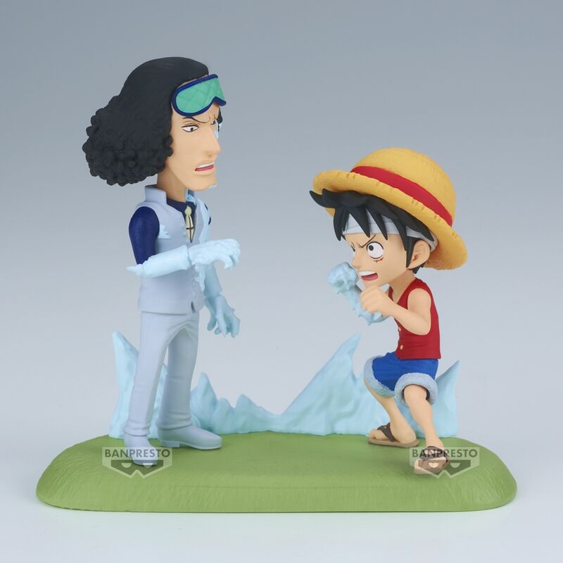 One Piece Luffy vs Kuzan Figura World Collectable Log Stories 9cm