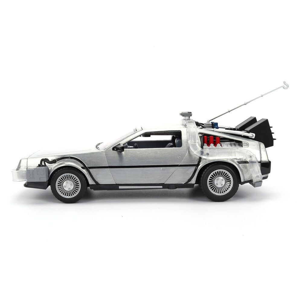 Jada Toys Replica DLorean Hollywood Rides Time Machine 40th Anniversary Regreso al Futuro (imagen 7 de 10)