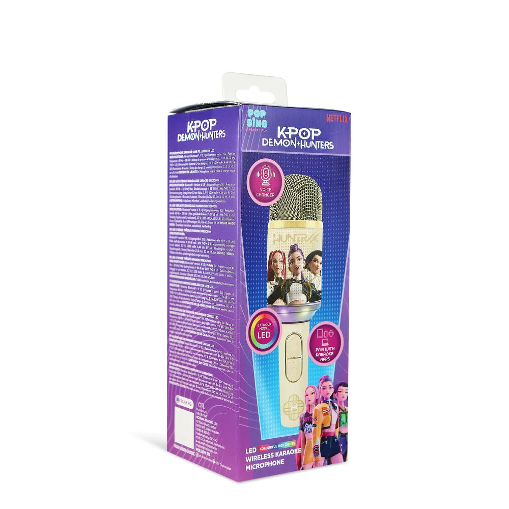 Otl Technologies Micro Karaoke LED Golden Kpop Demon Hunter (imagen 8 de 9)
