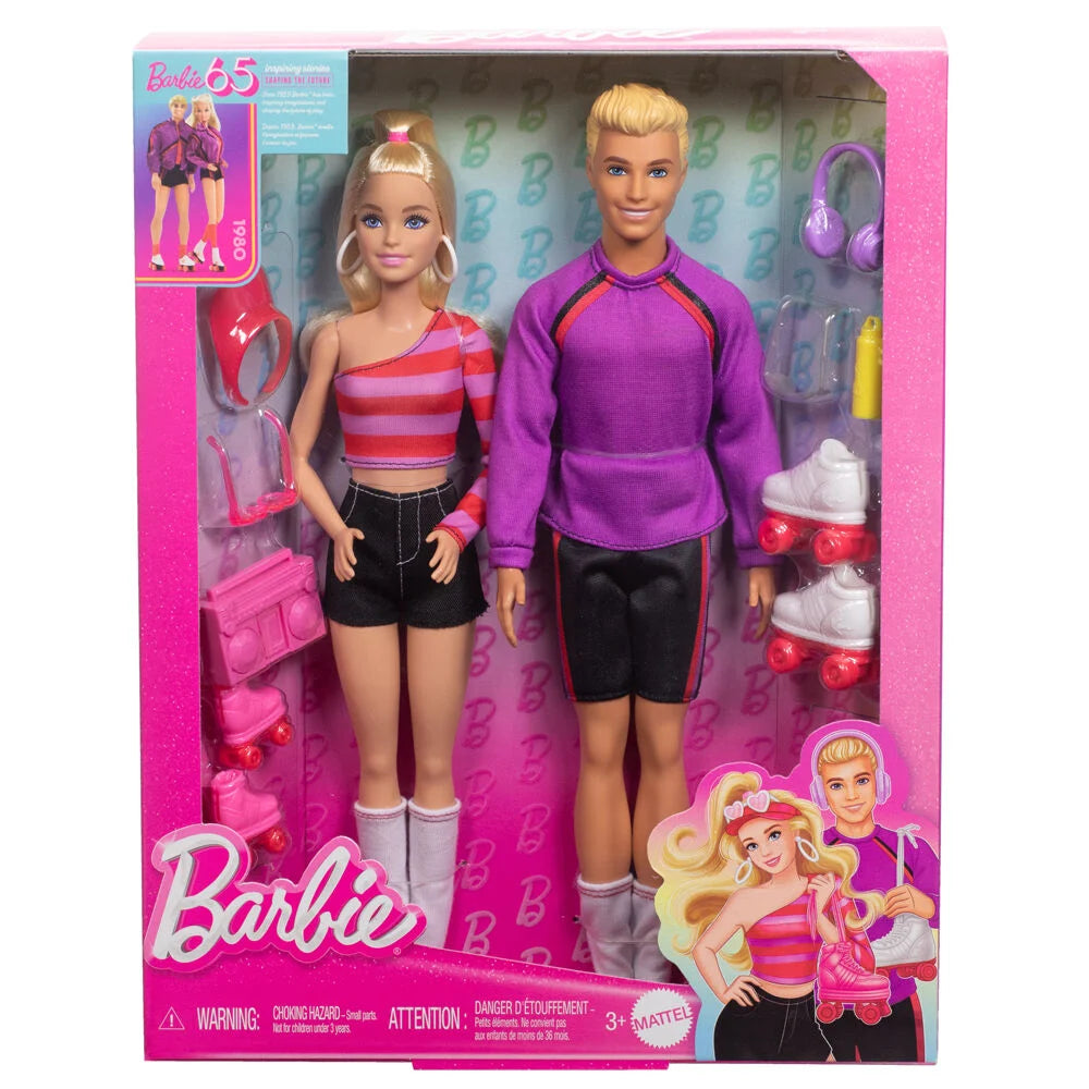 Mattel Blister 2 muñecos Barbie y Ken Patinadores Barbie