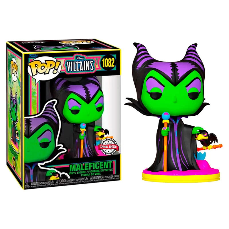 Disney Villains Figura POP Maleficent Black Light Funko