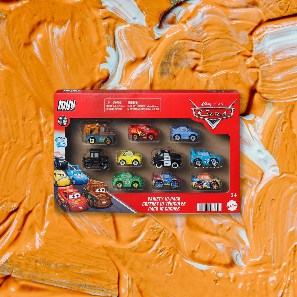 Mattel Blister 10 mini coches Cars Disney Pixar (imagen 5 de 6)