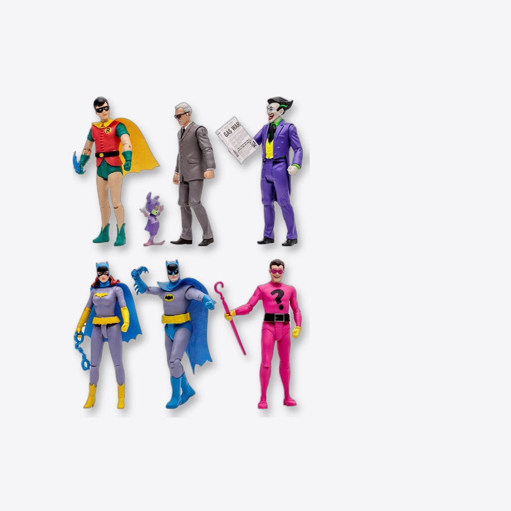 Mcfarlane Toys Surtido de 6 figuras mcfarlane dc retro batman 66 15cm (imagen 6 de 6)