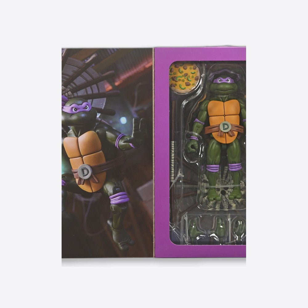Figura neca teenage mutant ninja turtles cartoon ultimate donatello vhs scale action 18cm (imagen 5 de 6)